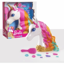 Barbie Dream Cabeza De Peluquería Topia Unicornio -Tienda De Juguetes Para Niños barbie dream cabeza de peluqueria topia unicornio a369046 3