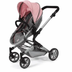 BAYER CHIC 2000 Cochecito De Muñeca Combi Lia - Mélange Gris-rosa -Tienda De Juguetes Para Niños bayer chic 2000 cochecito de muneca combi lia melange gris rosa a281692 3