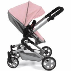 BAYER CHIC 2000 Cochecito De Muñeca Combi Lia - Mélange Gris-rosa -Tienda De Juguetes Para Niños bayer chic 2000 cochecito de muneca combi lia melange gris rosa a281692 4