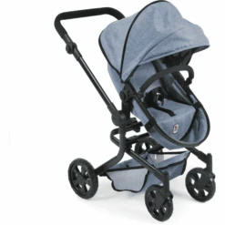 BAYER CHIC 2000 Cochecito De Muñecas Combi MIKA, Azul Vaqueros -Tienda De Juguetes Para Niños bayer chic 2000 cochecito de munecas combi mika azul vaqueros a225197 3