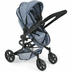 BAYER CHIC 2000 Cochecito De Muñecas Combi MIKA, Azul Vaqueros -Tienda De Juguetes Para Niños bayer chic 2000 cochecito de munecas combi mika azul vaqueros a225197 4