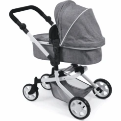 BAYER CHIC 2000 Cochecito De Muñecas Combi MIKA, Gris Vaqueros -Tienda De Juguetes Para Niños bayer chic 2000 cochecito de munecas combi mika gris vaqueros a242774 2