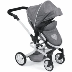 BAYER CHIC 2000 Cochecito De Muñecas Combi MIKA, Gris Vaqueros -Tienda De Juguetes Para Niños bayer chic 2000 cochecito de munecas combi mika gris vaqueros a242774 3