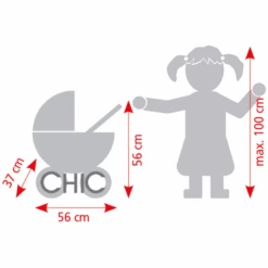 BAYER CHIC 2000 Mini Cuddle Pushchair SMARTY Melange Grey-navy -Tienda De Juguetes Para Niños bayer chic 2000 mini cuddle pushchair smarty melange grey navy a355155 3