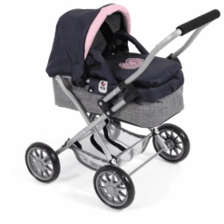 BAYER CHIC 2000 Mini Cuddle Pushchair SMARTY Melange Grey-navy -Tienda De Juguetes Para Niños bayer chic 2000 mini cuddle pushchair smarty melange grey navy a355155 4