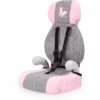 Bayer Design Asiento De Coche Para Muñecas Deluxe Gris/rosa, Con Mariposa