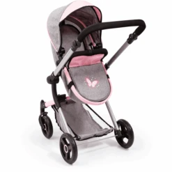 Bayer Design Carro De Juguete Combi Neo Vario Gris/rosa Mariposas -Tienda De Juguetes Para Niños bayer design carro de juguete combi neo vario gris rosa mariposas a313421 3