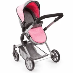Bayer Design Cochecito De Juguete City Neo Gris/rosa -Tienda De Juguetes Para Niños bayer design cochecito de juguete city neo gris rosa a313416 3
