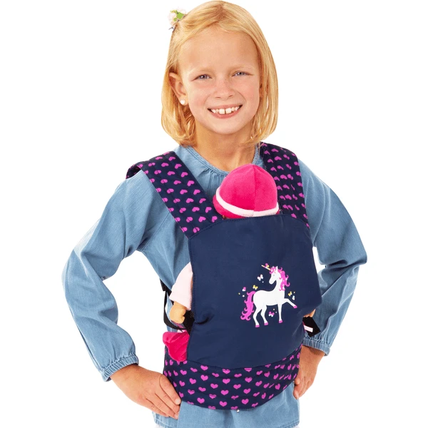 Bayer Design Fular Para Muñecas Azul, Con Unicornio 2 Bayer Design Fular Para Muñecas Azul, Con Unicornio - Imagen 2