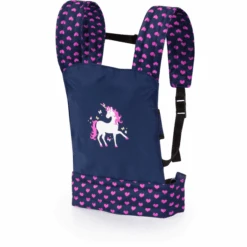 Bayer Design Fular Para Muñecas Azul, Con Unicornio