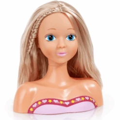 Bayer Design Modelo De Cabeza De Peluquería Con Cosméticos, 27 Cm -Tienda De Juguetes Para Niños bayer design modelo de cabeza de peluqueria con cosmeticos 27 cm a372072 2