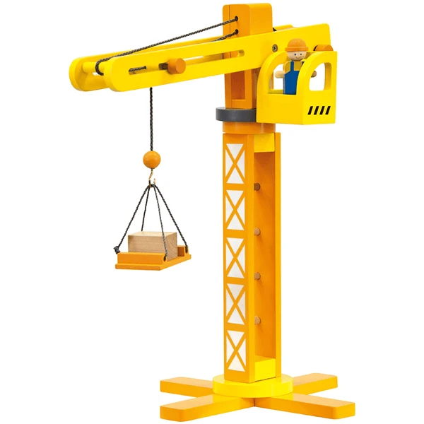 Bino Grúa De Construcción De Madera Con Accesorios 1 Bino Grúa De Construcción De Madera Con Accesorios