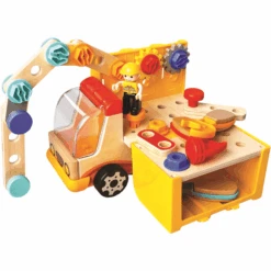 Bino Multiauto De Madera Con Herramientas -Tienda De Juguetes Para Niños bino multiauto de madera con herramientas a262369 4