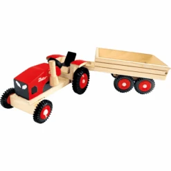 Bino Tractor De Madera, Zetor -Tienda De Juguetes Para Niños bino tractor de madera zetor a360308 4