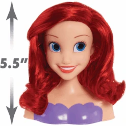 Cabeza De Peluquería De La Princesa Disney Mini Ariel -Tienda De Juguetes Para Niños cabeza de peluqueria de la princesa disney mini ariel a369601 2