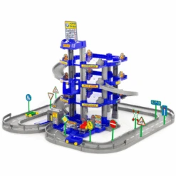 CALIDAD WADER Garaje De 4 Niveles Con Carretera Y Coches