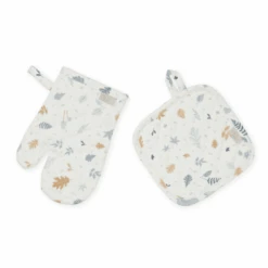 Cam Cam Copenhagen Juego De Guantes De Cocina Y Agarraderas Para Niños - Forest