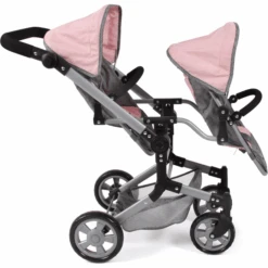 Cochecito De Bebé BAYER CHIC 2000 Linus Duo Melange Gris-rosa -Tienda De Juguetes Para Niños cochecito de bebe bayer chic 2000 linus duo melange gris rosa a359593 2