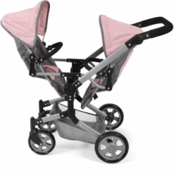 Cochecito De Bebé BAYER CHIC 2000 Linus Duo Melange Gris-rosa -Tienda De Juguetes Para Niños cochecito de bebe bayer chic 2000 linus duo melange gris rosa a359593 4