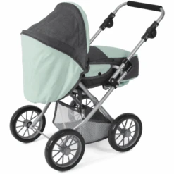 Cochecito De Muñeca BAYER CHIC 2000 Combi LENI Melange Antracita-menta -Tienda De Juguetes Para Niños cochecito de muneca bayer chic 2000 combi leni melange antracita menta a355194 2