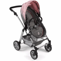 Cochecito De Muñeca BAYER CHIC 2000 Kombi NELE Melange Gris Rosa 8 Cochecito De Muñeca BAYER CHIC 2000 Kombi NELE Melange Gris Rosa -Tienda De Juguetes Para Niños cochecito de muneca bayer chic 2000 kombi nele melange gris rosa a320885 3