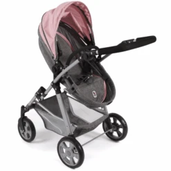 Cochecito De Muñeca BAYER CHIC 2000 Kombi NELE Melange Gris Rosa 9 Cochecito De Muñeca BAYER CHIC 2000 Kombi NELE Melange Gris Rosa -Tienda De Juguetes Para Niños cochecito de muneca bayer chic 2000 kombi nele melange gris rosa a320885 4