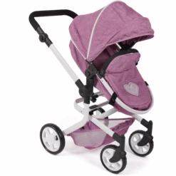 Cochecito De Muñeca Combi BAYER CHIC 2000 MIKA Jeans Rosa -Tienda De Juguetes Para Niños cochecito de muneca combi bayer chic 2000 mika jeans rosa a355316 3