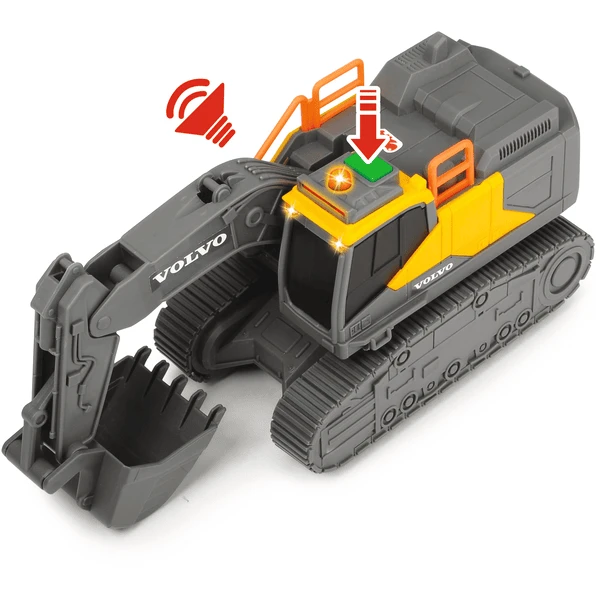 DICKIE Excavadora De Juguete Sobre Orugas Volvo 4 DICKIE Excavadora De Juguete Sobre Orugas Volvo - Imagen 4