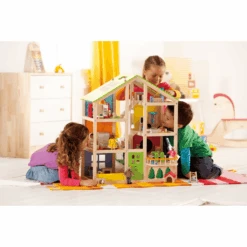 HAPE Casa De Madera "Cuatro Estaciones", Con Muebles (35 Piezas) 7 HAPE Casa De Madera "Cuatro Estaciones", Con Muebles (35 Piezas) -Tienda De Juguetes Para Niños hape casa de madera cuatro estaciones con muebles 35 piezas a073788 2