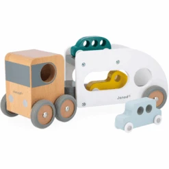 Janod ® Camión De Coches Bolid Con 3 Vehículos -Tienda De Juguetes Para Niños janod camion de coches bolid con 3 vehiculos a348468 3