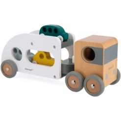 Janod ® Camión De Coches Bolid Con 3 Vehículos -Tienda De Juguetes Para Niños janod camion de coches bolid con 3 vehiculos a348468 4