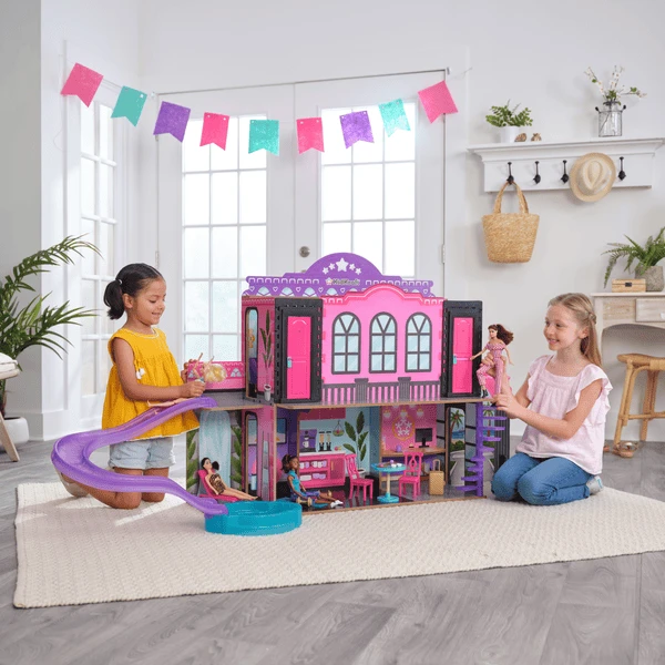 Kidkraft ® Casa De Muñecas 2 En 1 Hotel Y Agua Slide 3 Kidkraft ® Casa De Muñecas 2 En 1 Hotel Y Agua Slide - Imagen 3
