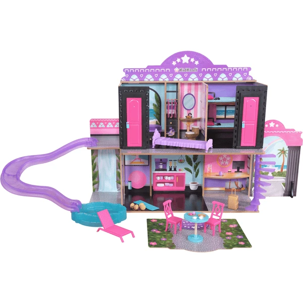 Kidkraft ® Casa De Muñecas 2 En 1 Hotel Y Agua Slide 1 Kidkraft ® Casa De Muñecas 2 En 1 Hotel Y Agua Slide