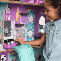 Kidkraft ® Casa De Muñecas Purrfect Pet Madera -Tienda De Juguetes Para Niños kidkraft casa de munecas purrfect pet madera a376900 4