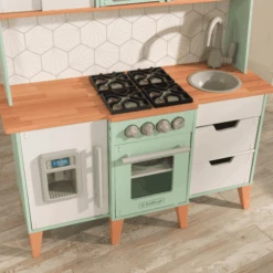 KidKraft® Cocina De Juego Vintage - 1950 Cocina De Juego De Estilo Con EZ Kraft Assembly™ 8 KidKraft® Cocina De Juego Vintage - 1950 Cocina De Juego De Estilo Con EZ Kraft Assembly™ -Tienda De Juguetes Para Niños kidkraft cocina de juego vintage 1950 cocina de juego de estilo con ez kraft assembly a253297 3