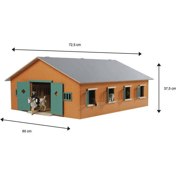 Kids Globe Establo Para Caballos De Granja Con 7 Boxes 2 Kids Globe Establo Para Caballos De Granja Con 7 Boxes - Imagen 2