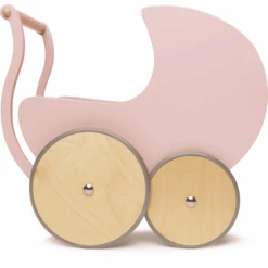 Kinderfeets ® Carrito De Juguete Madera Rosa -Tienda De Juguetes Para Niños kinderfeets carrito de juguete madera rosa a294339 2