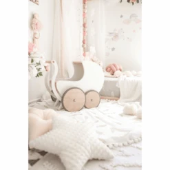 Kinderfeets Carro Para Muñecas Madera Blanco -Tienda De Juguetes Para Niños kinderfeets carro para munecas madera blanco a294340 4