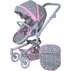 Knorr® Toys Cochecito De Muñeca Boonk - Gris Estrella -Tienda De Juguetes Para Niños knorr toys cochecito de muneca boonk gris estrella a363268 4