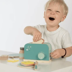 Label-Label - Tostadora De Madera - Verde -Tienda De Juguetes Para Niños label label tostadora de madera verde a393351 2