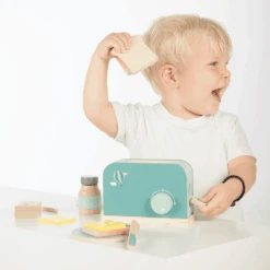 Label-Label - Tostadora De Madera - Verde -Tienda De Juguetes Para Niños label label tostadora de madera verde a393351 3