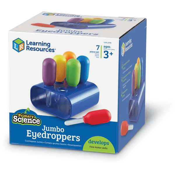 Learning Resources ® Cuentagotas De Juguete Jumbo Con Soporte 4 Learning Resources ® Cuentagotas De Juguete Jumbo Con Soporte - Imagen 4