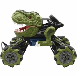 LEXIBOOK Cross Lander® Tirex - Coche Dinosaurio Teledirigido, Acrobacias Locas, Escupe Humo -Tienda De Juguetes Para Niños lexibook cross lander tirex coche dinosaurio teledirigido acrobacias locas escupe humo a361671 2