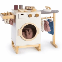 MUSTERKIND ® Centro De Lavado Y Planchado De Juguete Rumex