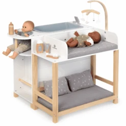 MUSTERKIND ® Centro De Muñecas "Viola" Blanco/naturaleza/gris -Tienda De Juguetes Para Niños musterkind centro de munecas viola blanco naturaleza gris a392685 2