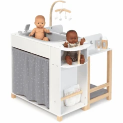 MUSTERKIND ® Centro De Muñecas "Viola" Blanco/naturaleza/gris -Tienda De Juguetes Para Niños musterkind centro de munecas viola blanco naturaleza gris a392685 3