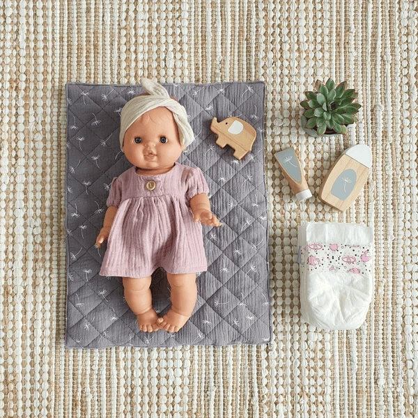 MUSTERKIND ® Set De Cuidado Y Alimentación De Muñecas Viola 2 MUSTERKIND ® Set De Cuidado Y Alimentación De Muñecas Viola - Imagen 2