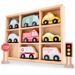 New Classic Toys® New Class Ic Toys Coches De Juguete Con Caja De Madera