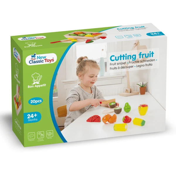 New Classic Toys® New Class Ic Toys Frutas Cortadas De Colores - Imagen 5