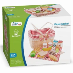 New Classic Toys® New Classic Toys Cesta De Picnic Juego De Corte Madera -Tienda De Juguetes Para Niños new classic toys cesta de picnic juego de corte madera a300499 4